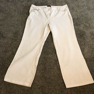Talbots White Jeans